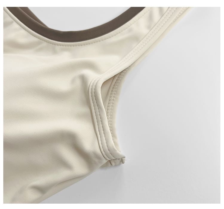Saccharine - Colorblock Push-Up Sportbeha Top