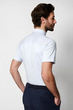 Desoto Overhemd Korte Mouw Lichtblauw 051 21031-3-051 kopen