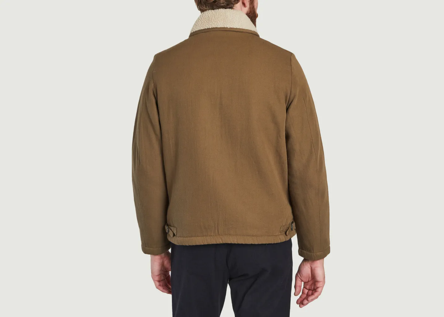 Veste coupe boxy en coton doublée effet fourrure N1 Universal Works