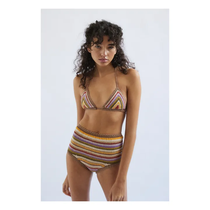 She Made Me Haut de Maillot Rahi Crochet | Taupe