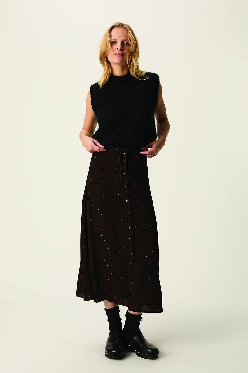 DES PETITS HAUTS<br>Midirok, luipaardprint, VALETTE