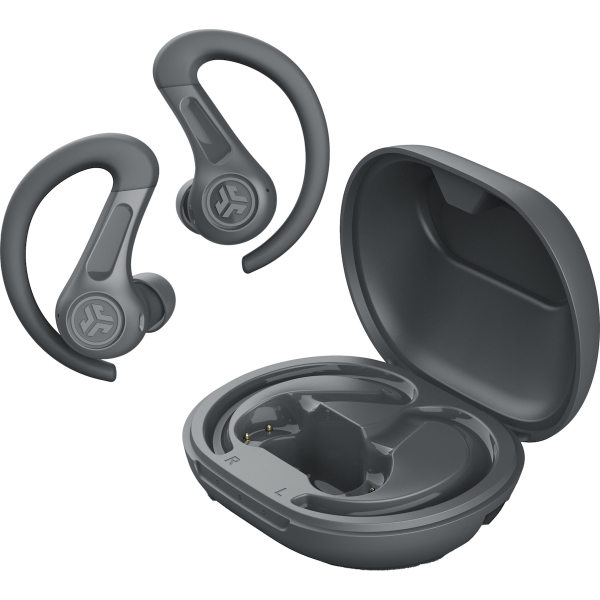 JLab JBuds Sport ANC 4 helt trådløse in-ear hodetelefoner (grafitt)