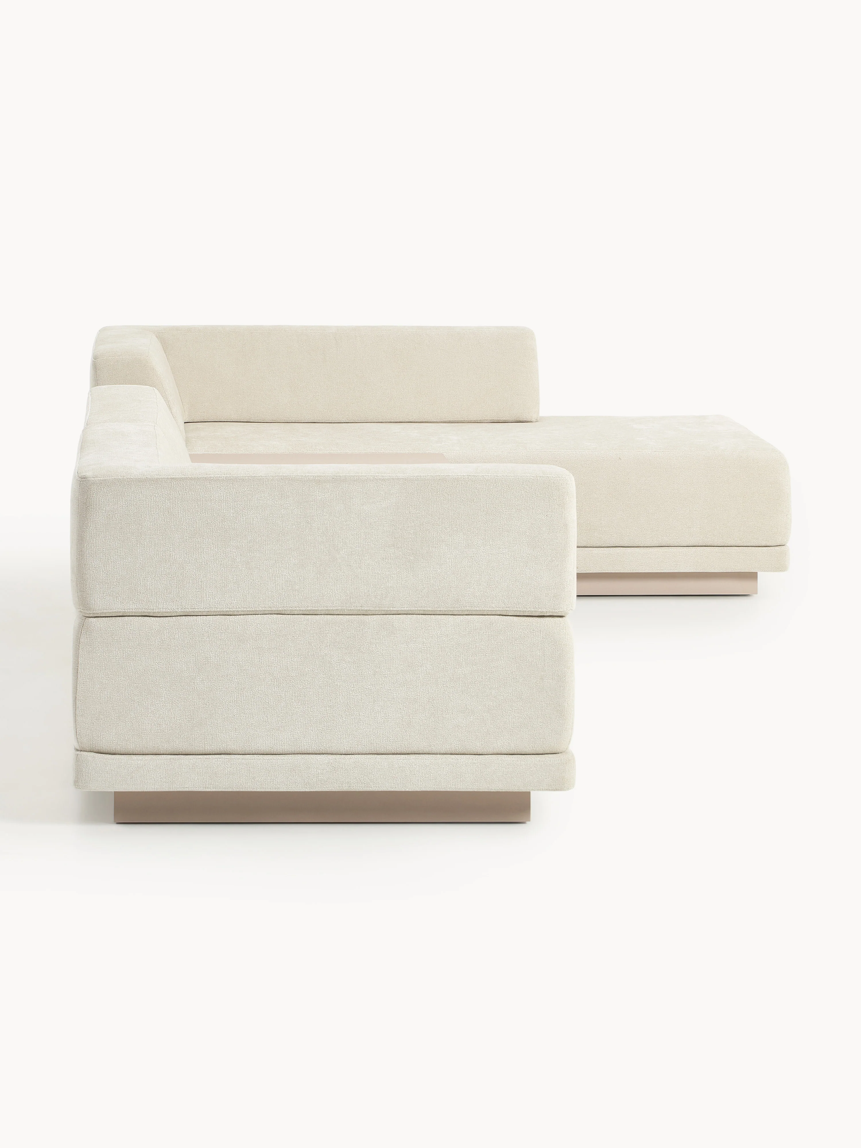 Modulaire hoekbank Colin (4-zits) met salontafel