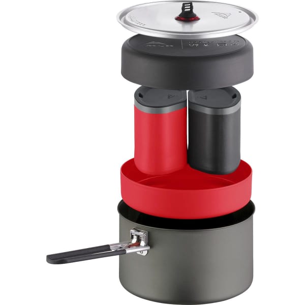 Popote randonnée MSR ALPINIST 2 SYSTEM BLACK/RED