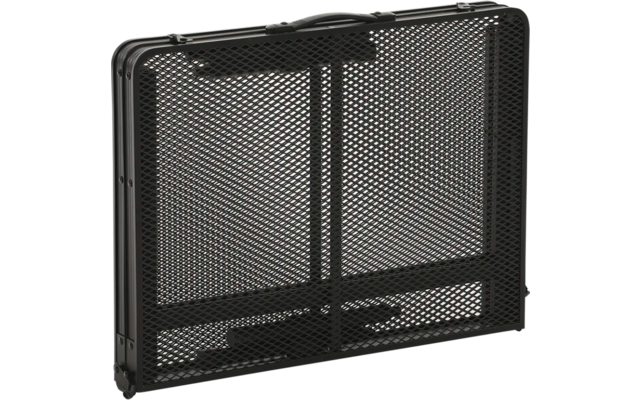 Travellife Greccio Campingtisch Klappbar Mesh Schwarz 90 x 60 cm