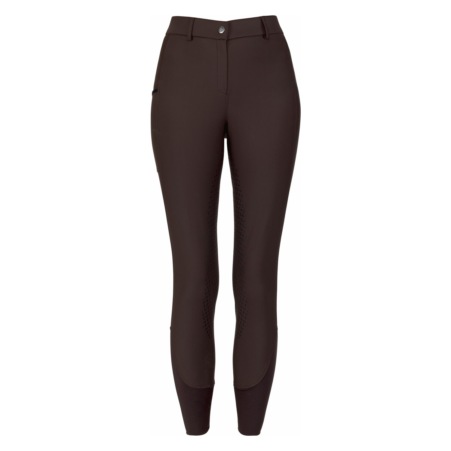 black forest Grip-Vollbesatz-Reithose Midseason - chocolate