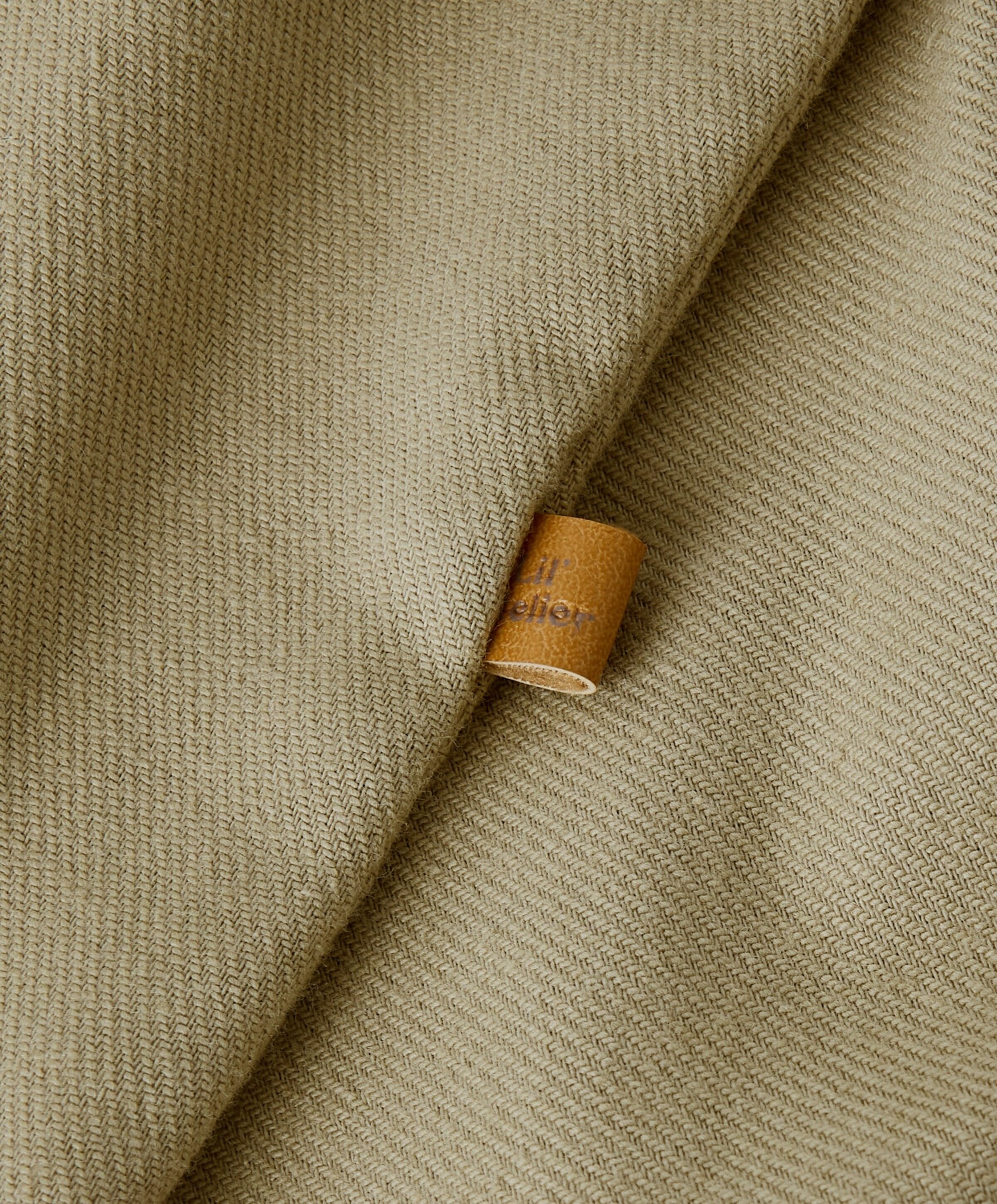 Lil' Atelier Meisjes blouse lange mouw beige
