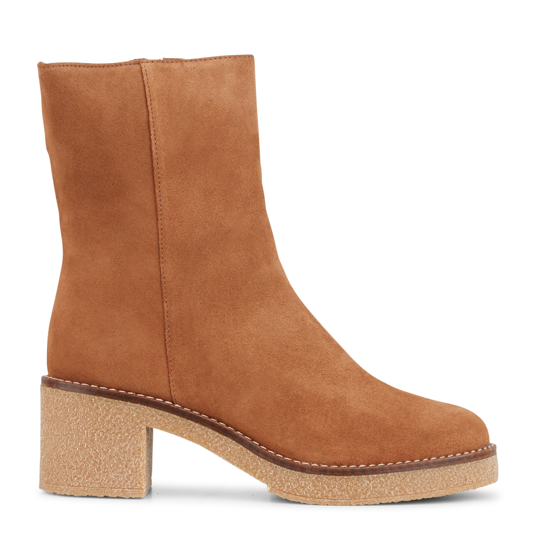 CLARA - Bottines en cuir | Beige