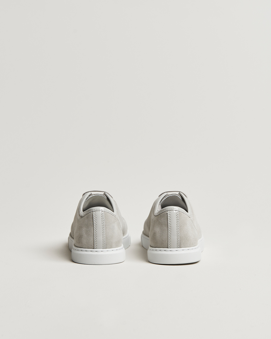 Lanvin Womens Patent Cap Toe Sneaker Powder Gray