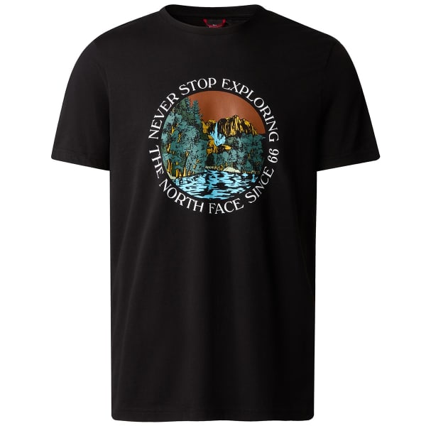 T-shirt THE NORTH FACE M SEASONAL GT TNF BLACK/BRANDY BROWN