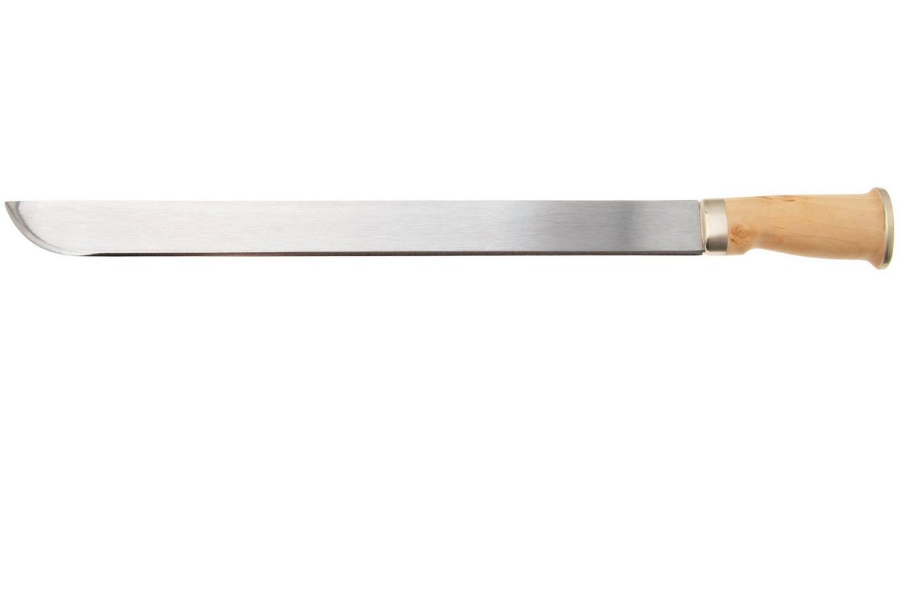 Marttiini Lapp 280015 Stainless, Curly Birch, vaststaand mes