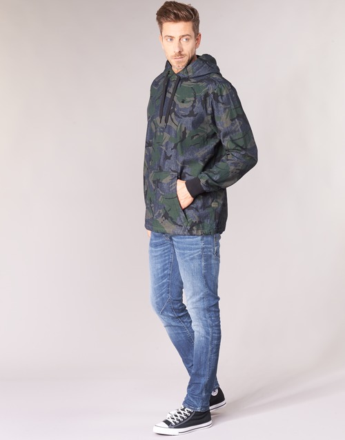 G-Star Raw - STOR ANORAK OVERSHIRT - Bleu / Vert