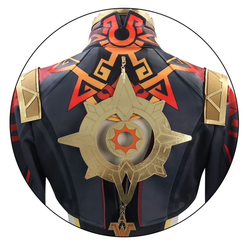Feravin - Genshin Impact Mavuika Cosplay Kostuumset / Pruik