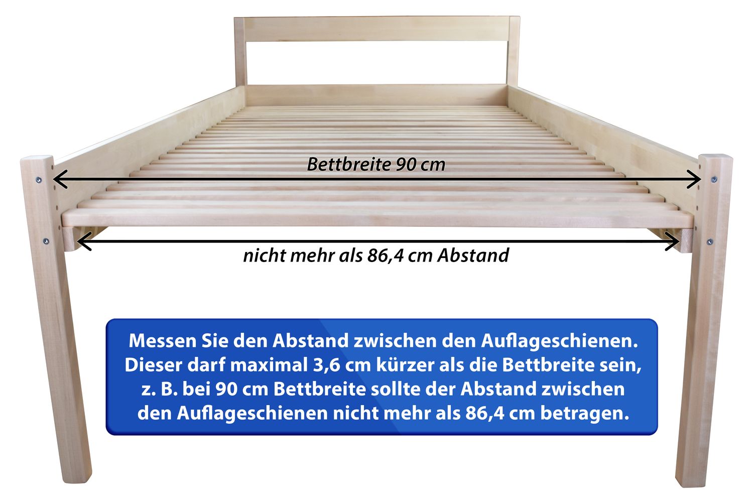 Coemo Rollrost 25 extrastabile Leisten 100x200cm Tragfähig bis 350 kg
