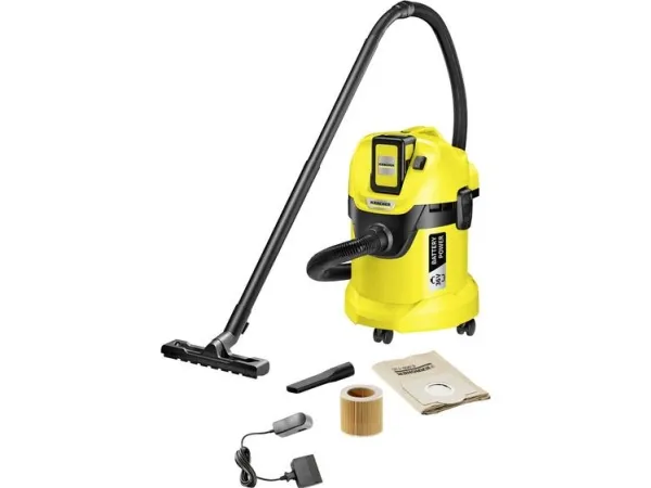 Kärcher WD 3 Battery Set - Støvsuger - beholder - ledningsfri