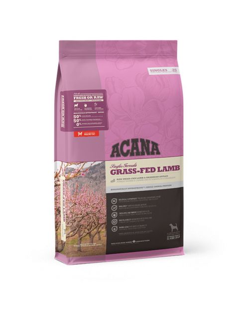 Acana Singles Grass-Fed Lamb Lam&Appel - Hondenvoer