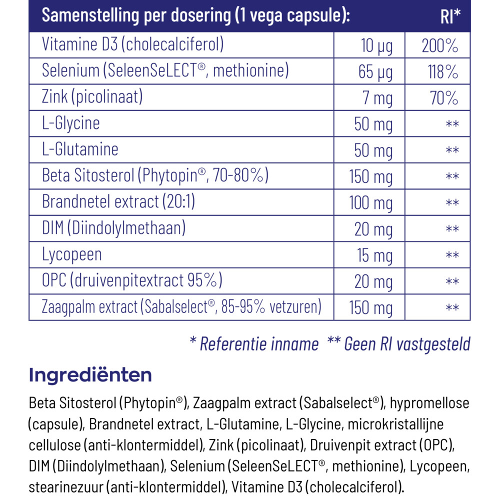 2x Vitakruid Prostaatformule 60 capsules