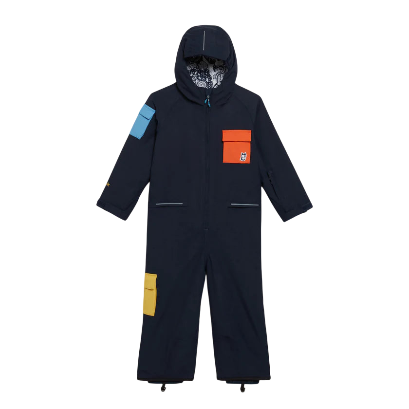 Skianzug Quest True navy Corporate red