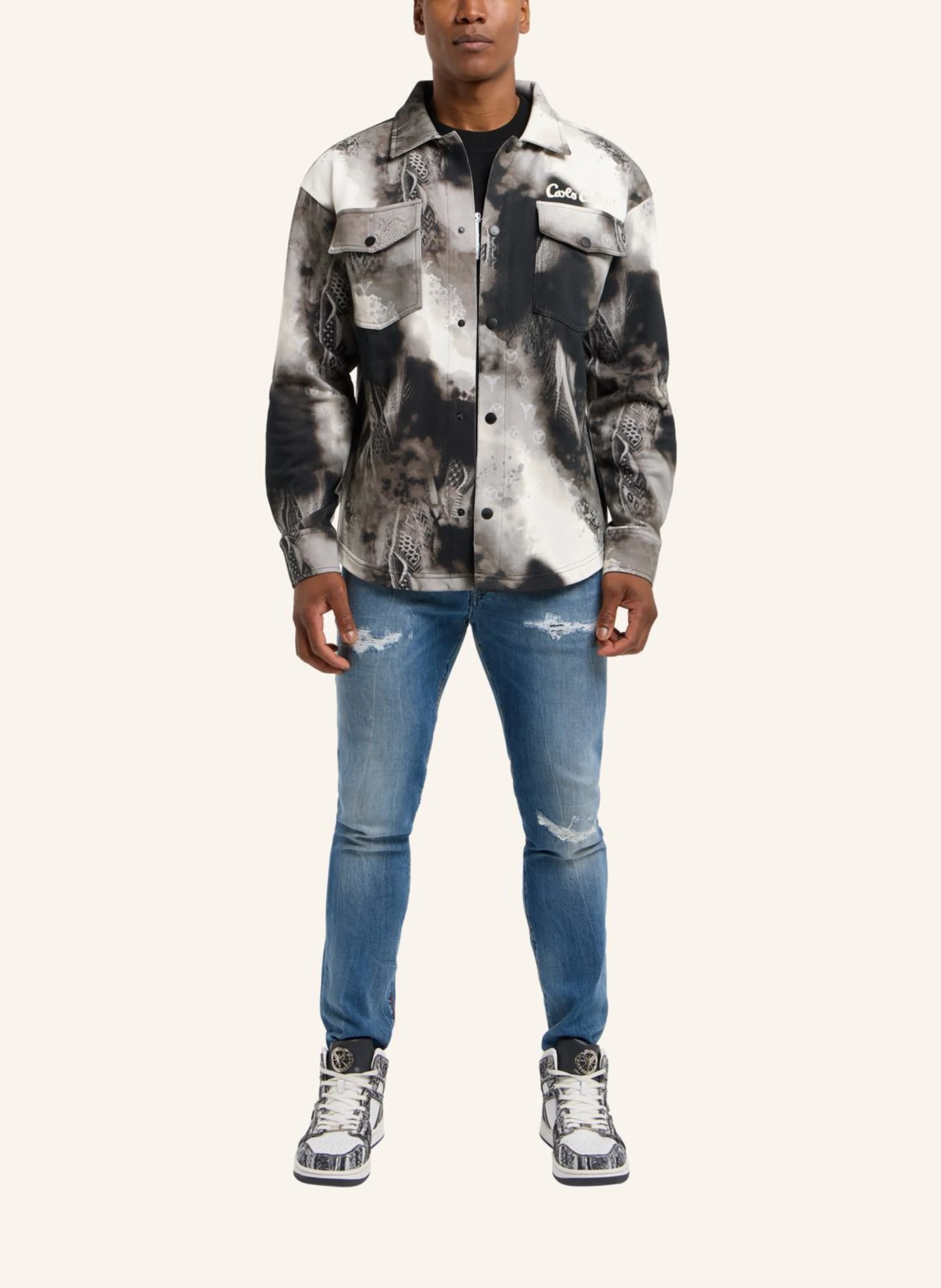 CARLO COLUCCI Hemd - Sprayed Knit DISTASO