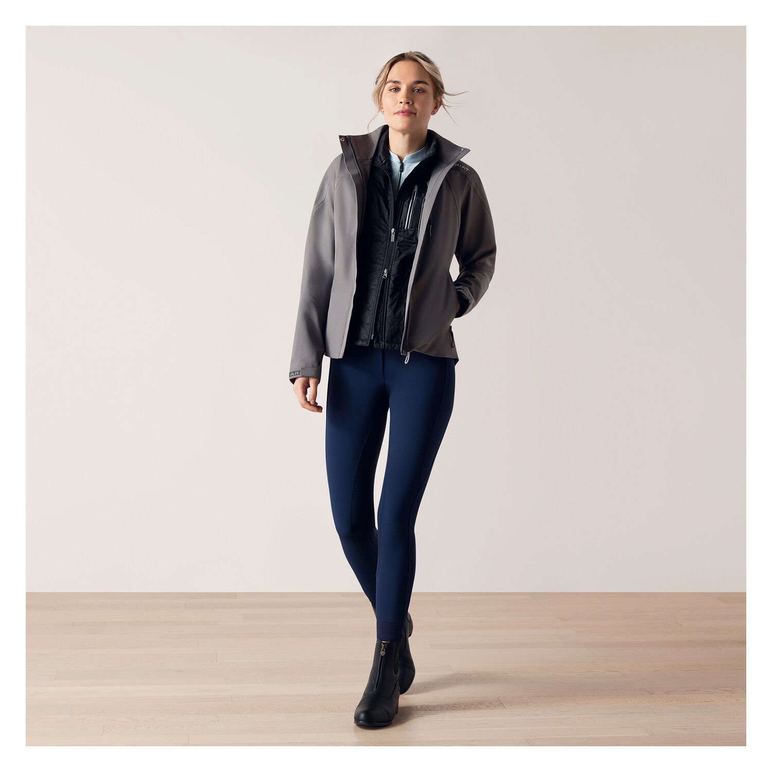 ARIAT Regenjacke Coastal H2O  - plum grey