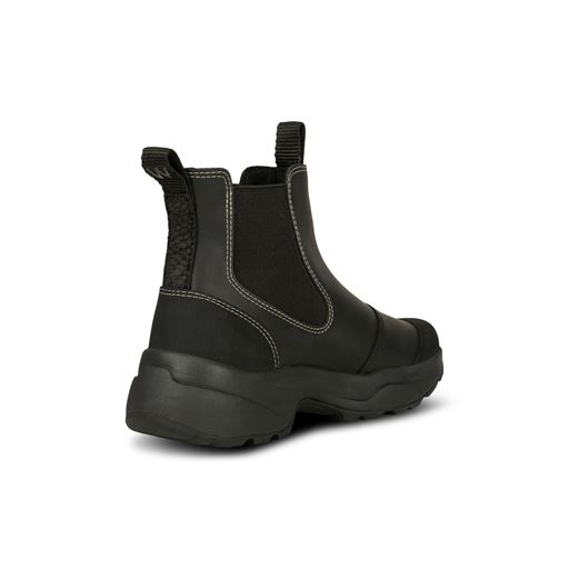 Woden Siri Waterproof Støvle, Black/Black, 39