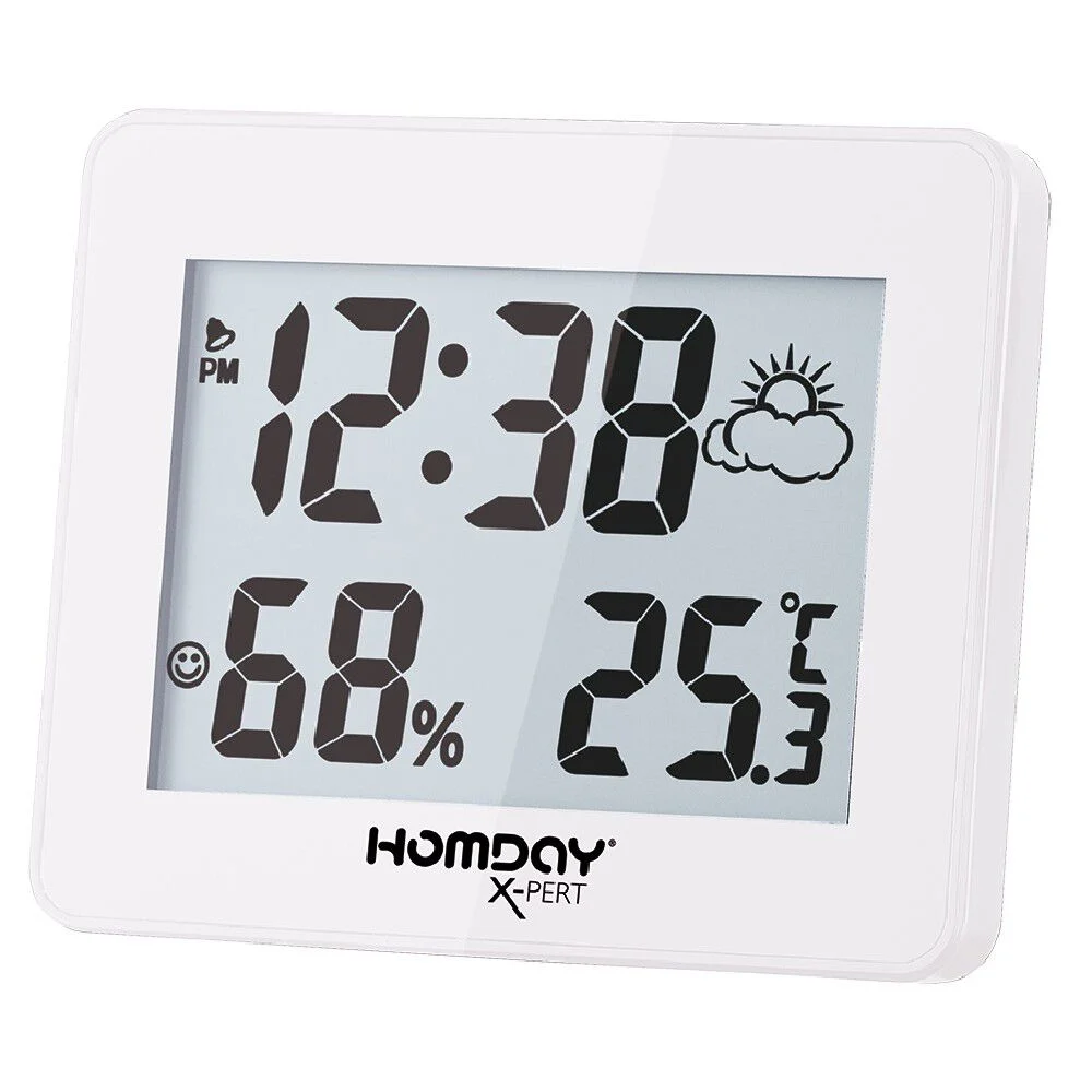 Thermomètre hydromètre et réveil