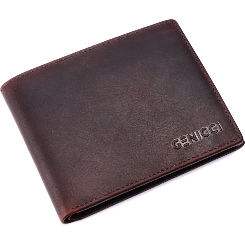 Genicci Noble Clinton Heren Portemonnee Brown