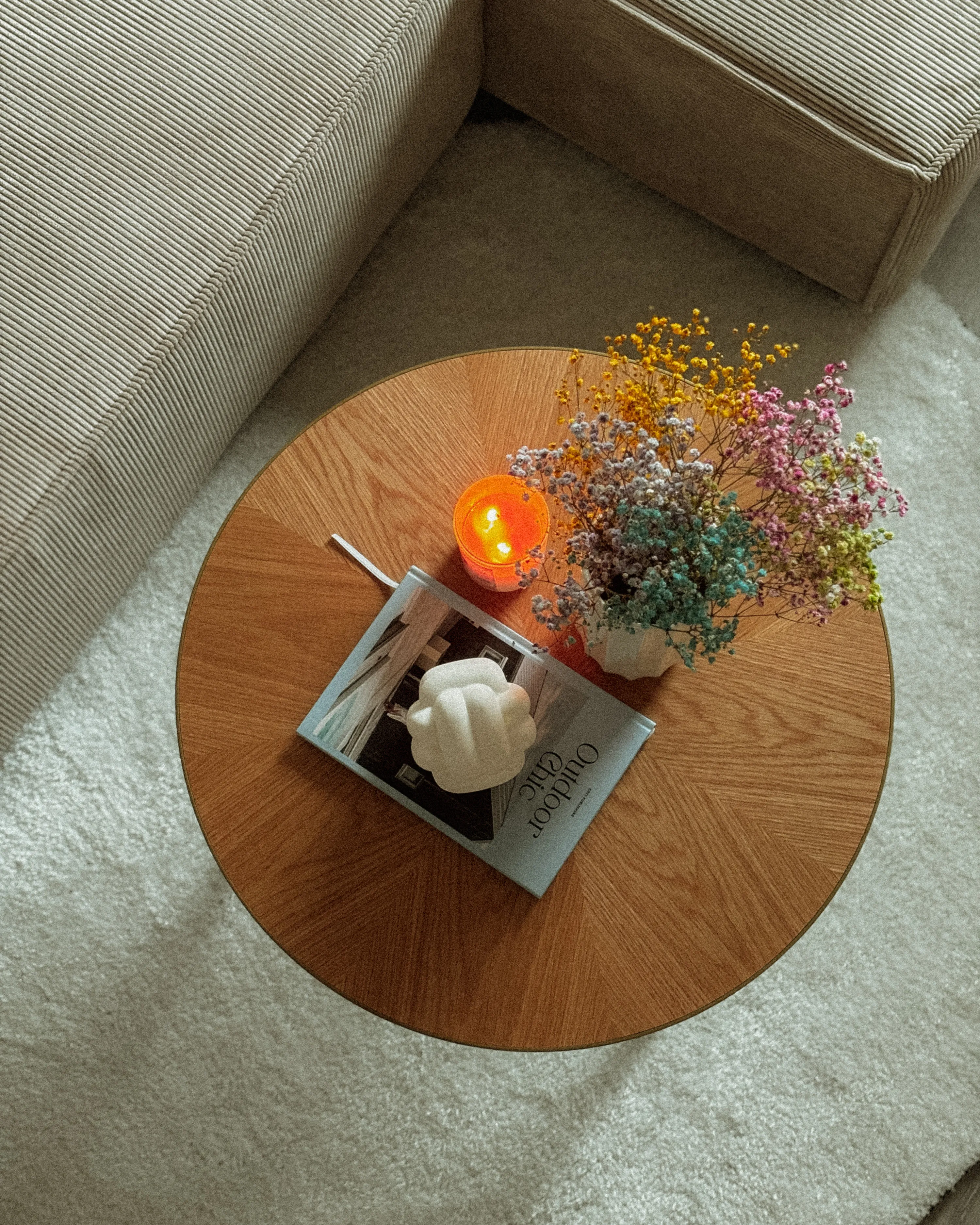 Salontafel RAMONA Licht essenhout