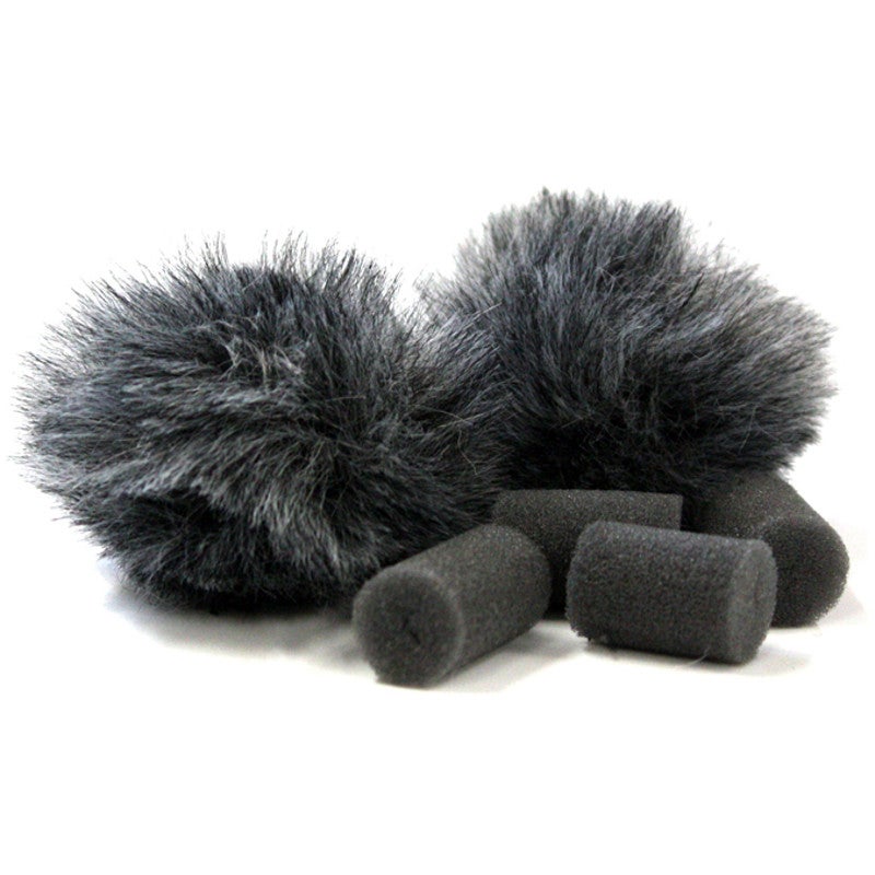 Rycote Grey Lavalier Windjammer (2 stuks)