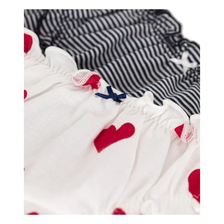 Petit Bateau Lot 2 Culottes Froufrou - Collection Femme | Bleu marine