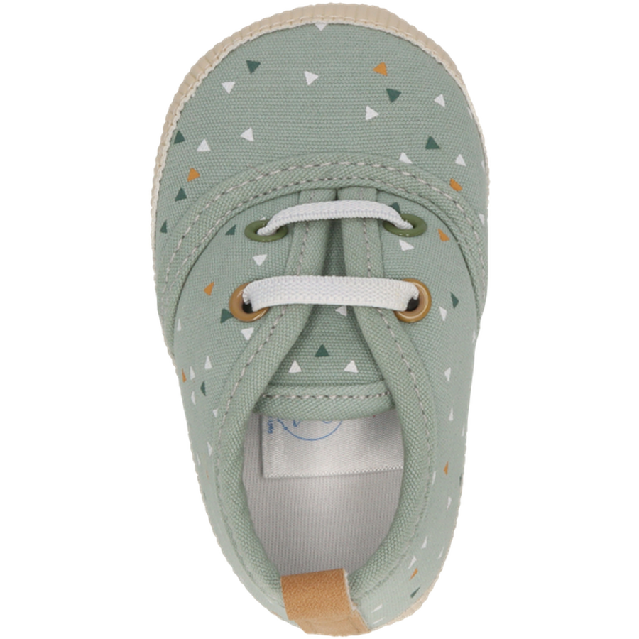 Sterntaler Babyschuh Muster steingrün