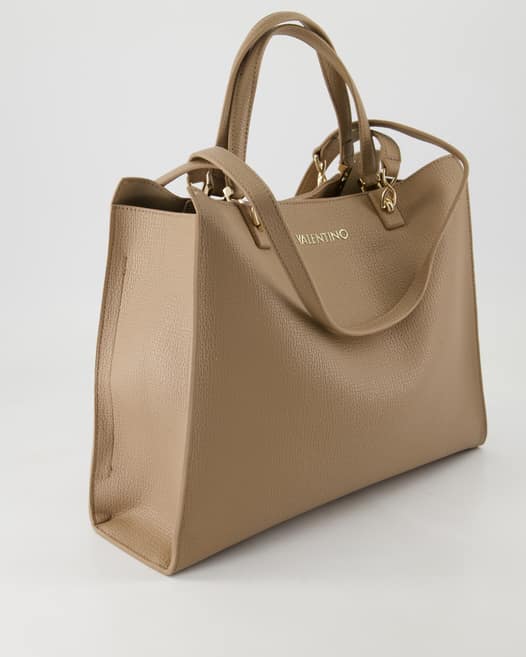 Valentino Shopping Stereo RE Handtasche in Beige
