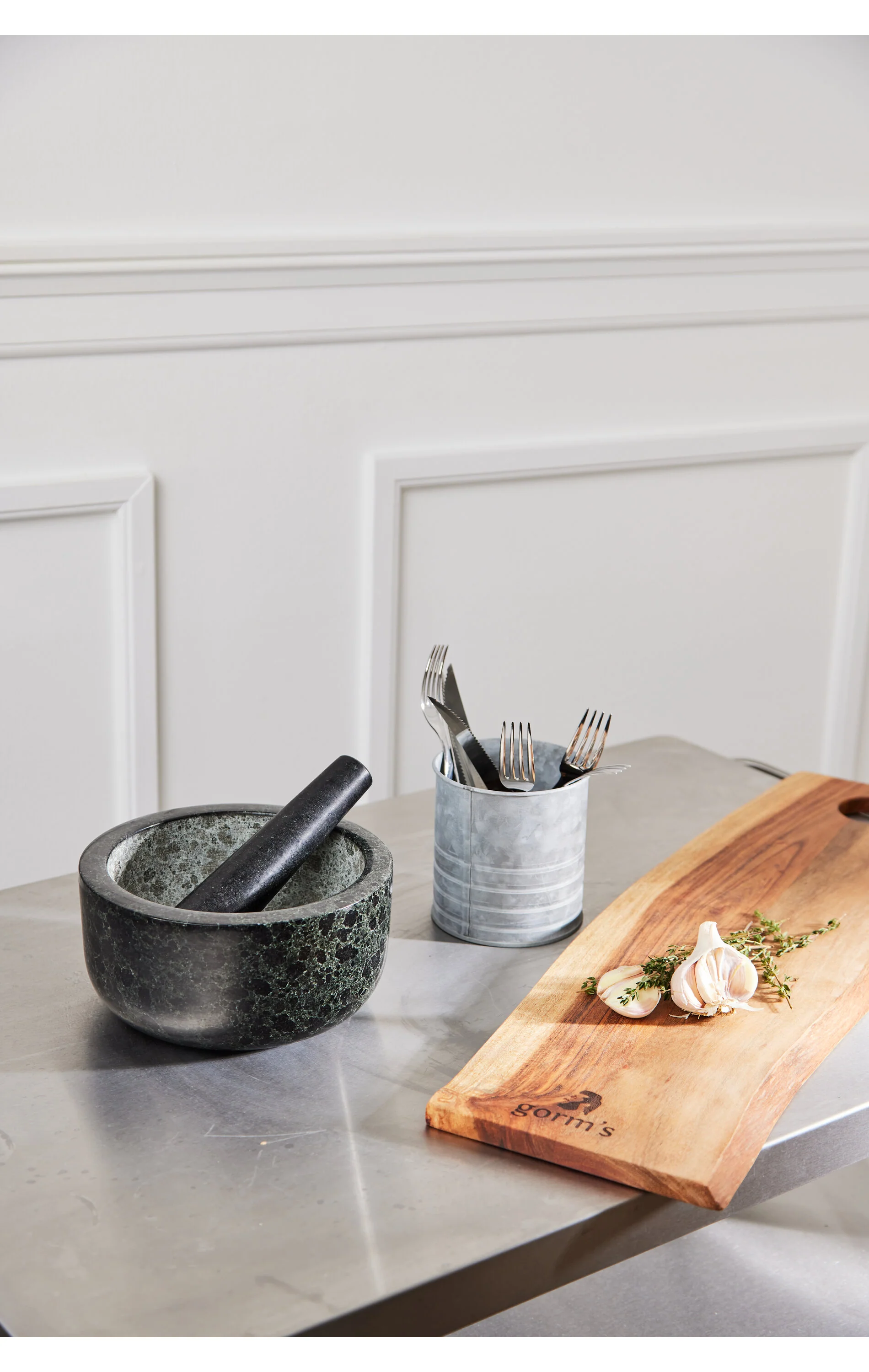 Bahne Interior  Morter med støder - Dark Grey