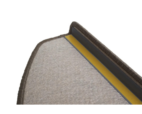 Traptredeset Natura beige halfrond 28x65 cm 15-delig