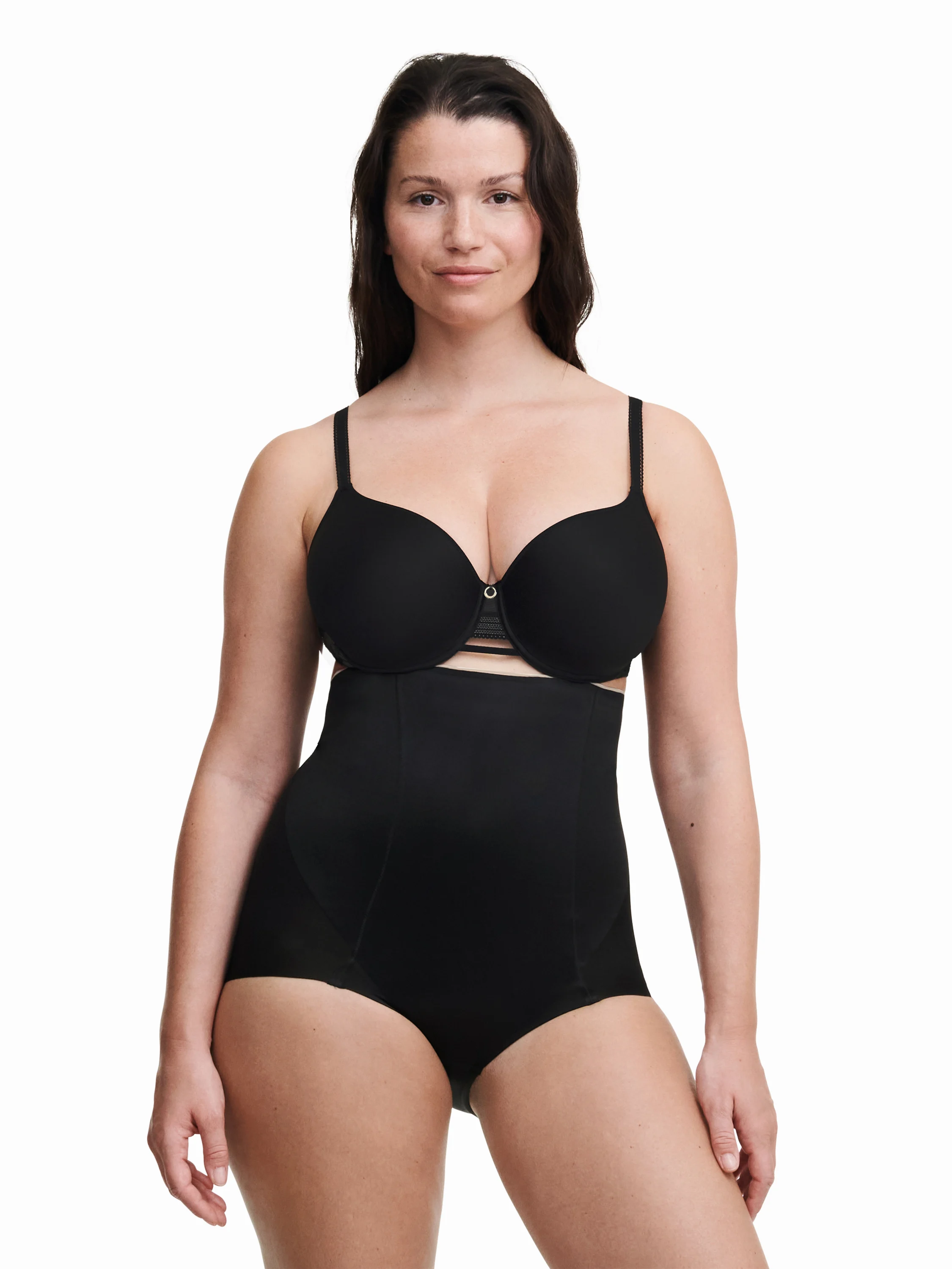 BASIC SHAPING - Culotte gainante taille très haute | Noir