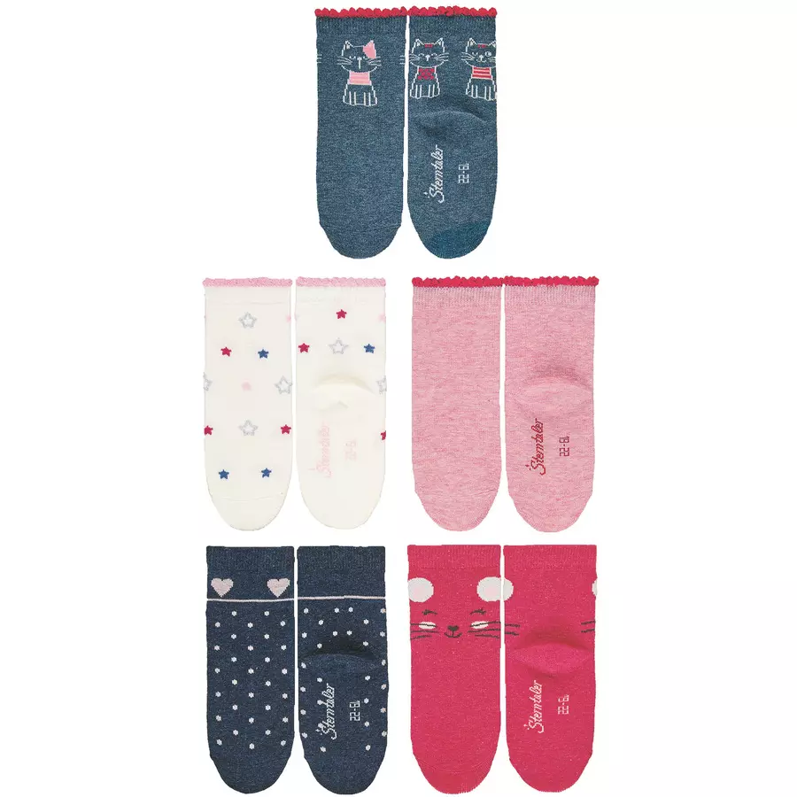 Sterntaler Söckchen 5er-Pack tintenblau