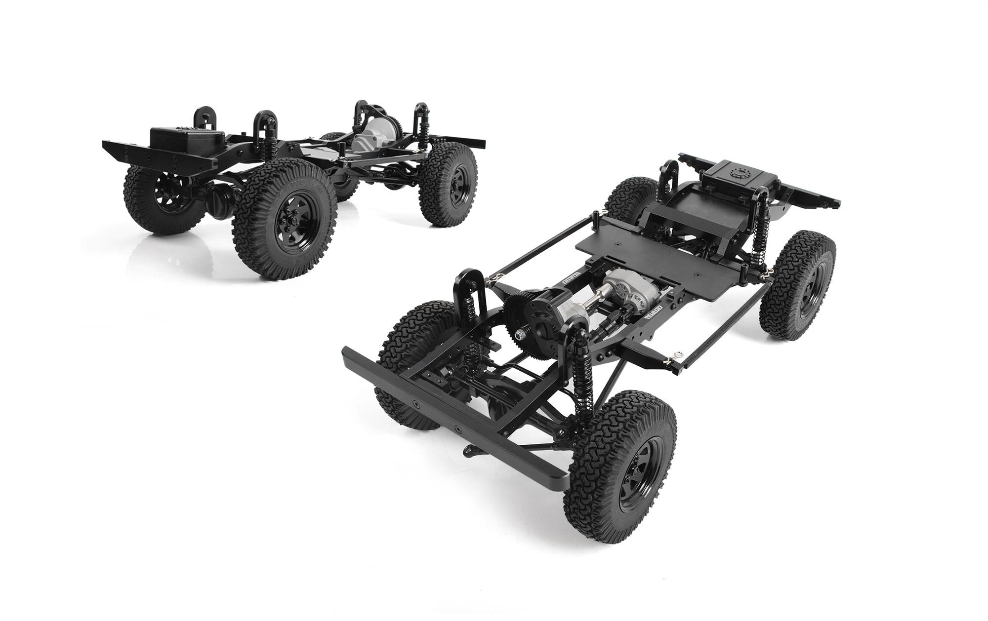 Scale Crawler Gelände II Land Rover Defender D90 Kit, 1:10<br>RC4WD Land Rover Defender D90 Scale Crawler Bausatz im Massstab 1:10
