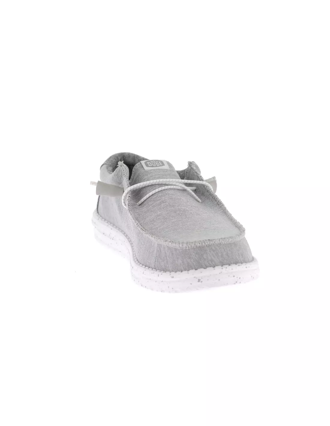 DUDE WALLY SPORT KNIT - Bateaux & mocassins 030Grey