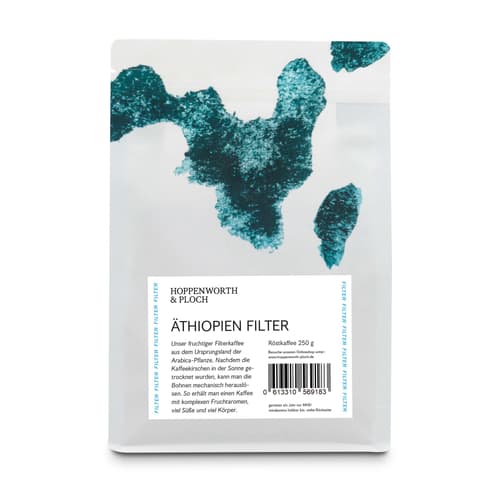 Hoppenworth & Ploch Äthiopien Filter ganze Bohnen