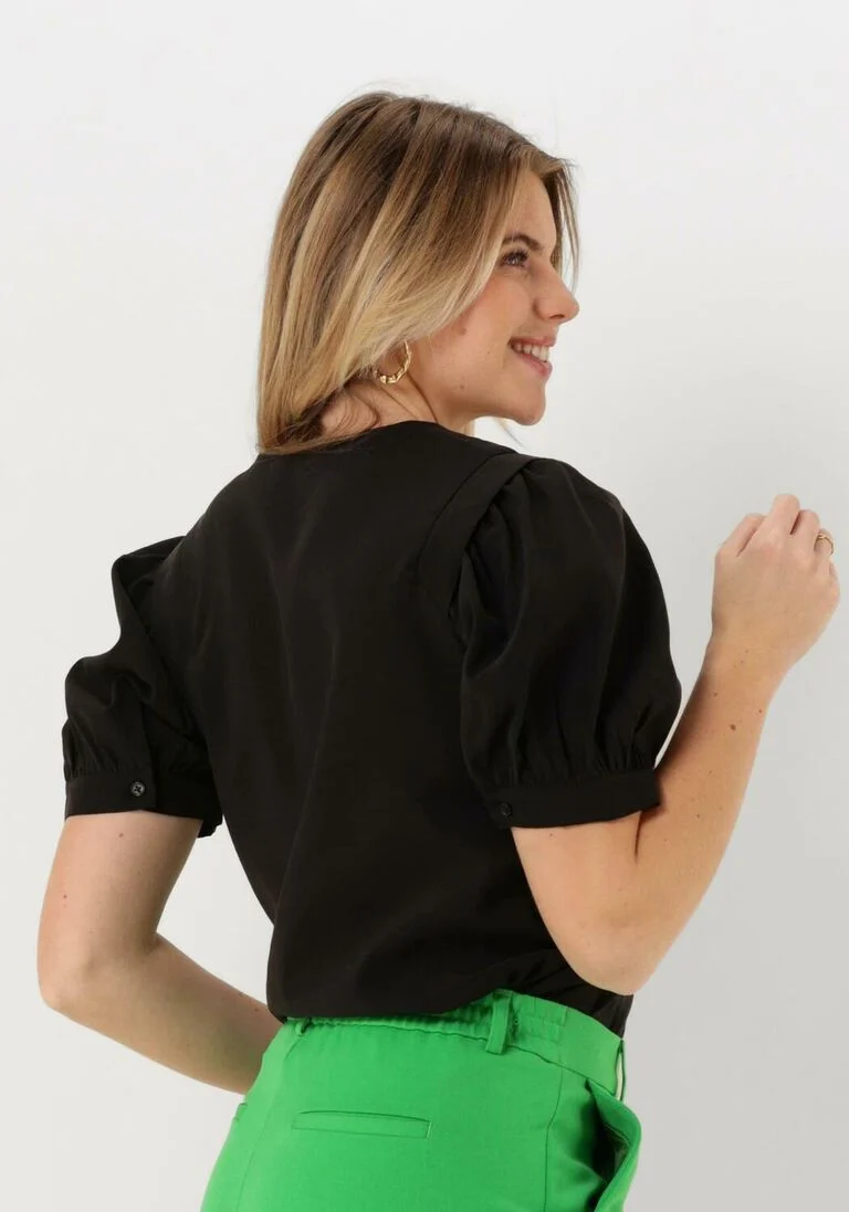 OBJECT zwarte object blouse objsy 2/4 top