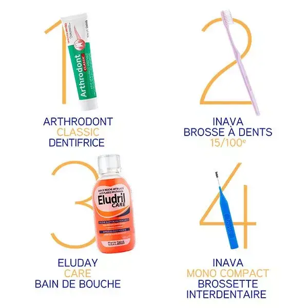 Escova de dentes cirúrgica Inava 15 100, pacote com 2 unidades.