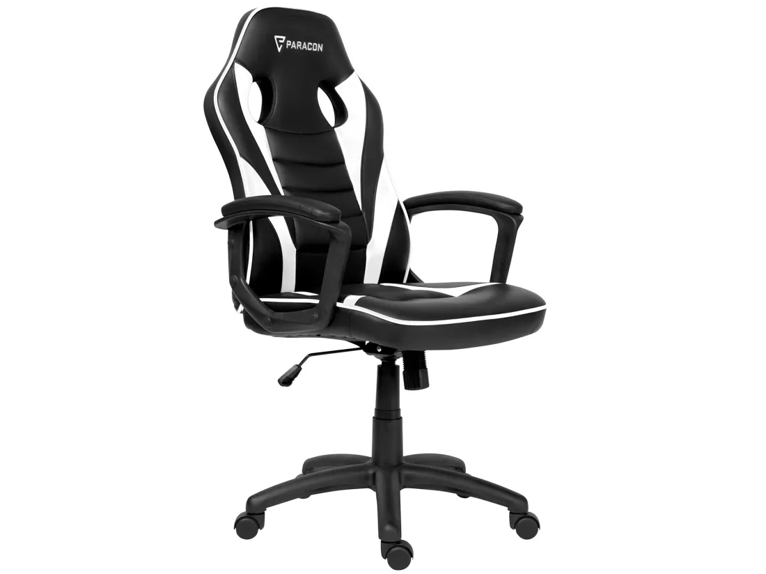 Paracon Squire Gaming chaise, blanc.