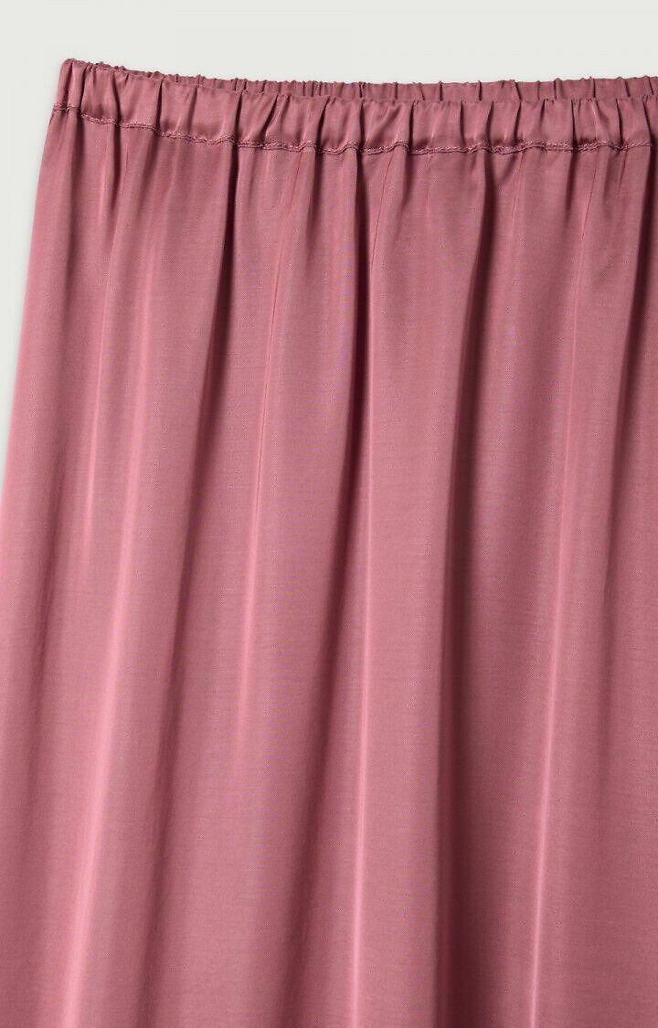 Saia midi vintage americana em cetim fluido, BOVALOW