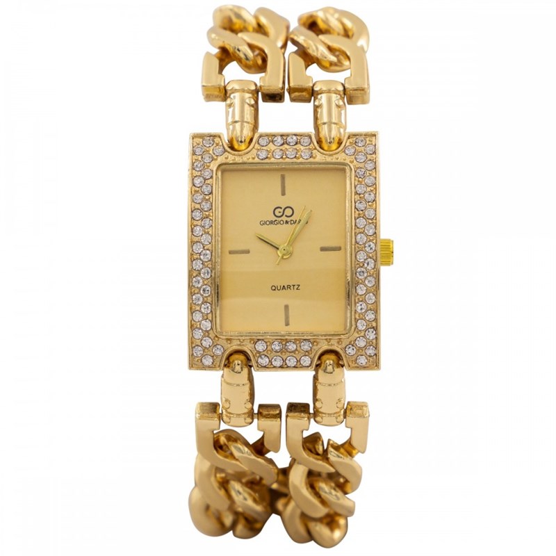 Coffret Montre pour Femme Acier Strass GIORGIO