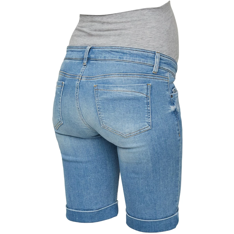 mama;licious Umstandsbermuda Light Blue Denim