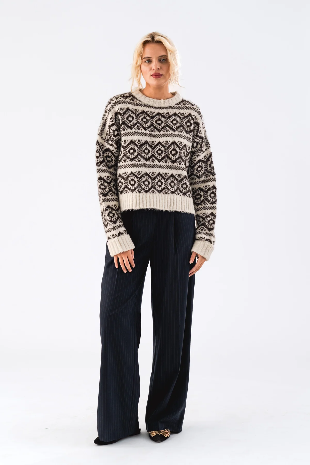 Lollys Laundry Lottiell Jumper Ls 65 choco