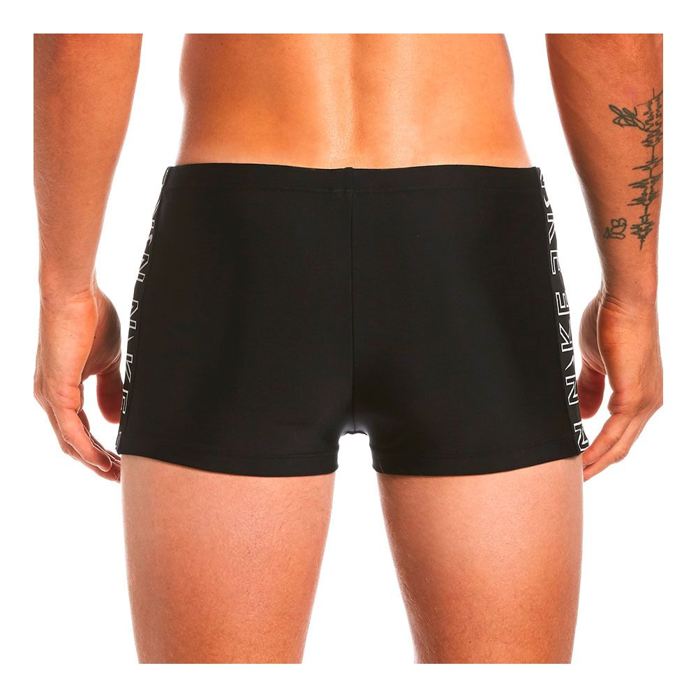 Nike Swim LOGO TAPE SQUARE - Boxer de bain Homme black