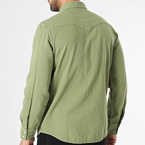 Chemise Manches Longues Jean 85745 Vert Kaki