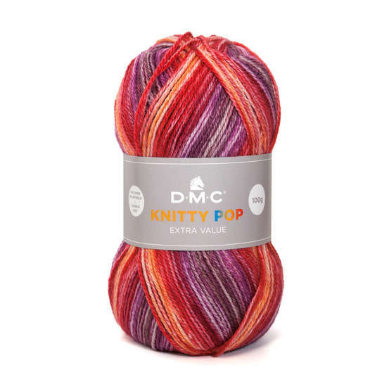 Pelote de laine DMC knitty pop, 140m environ- 478
