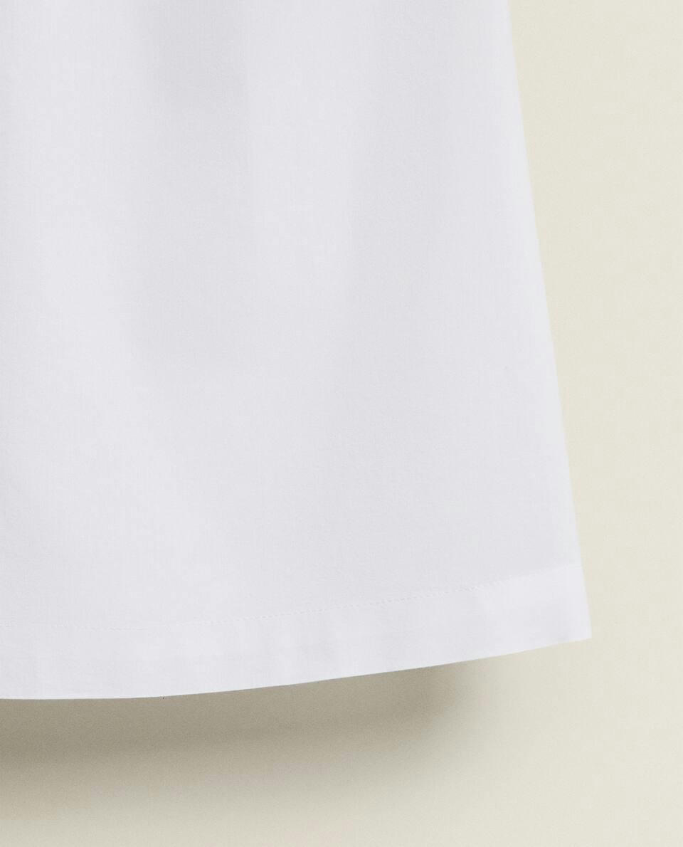 Camisola de algodão bordada